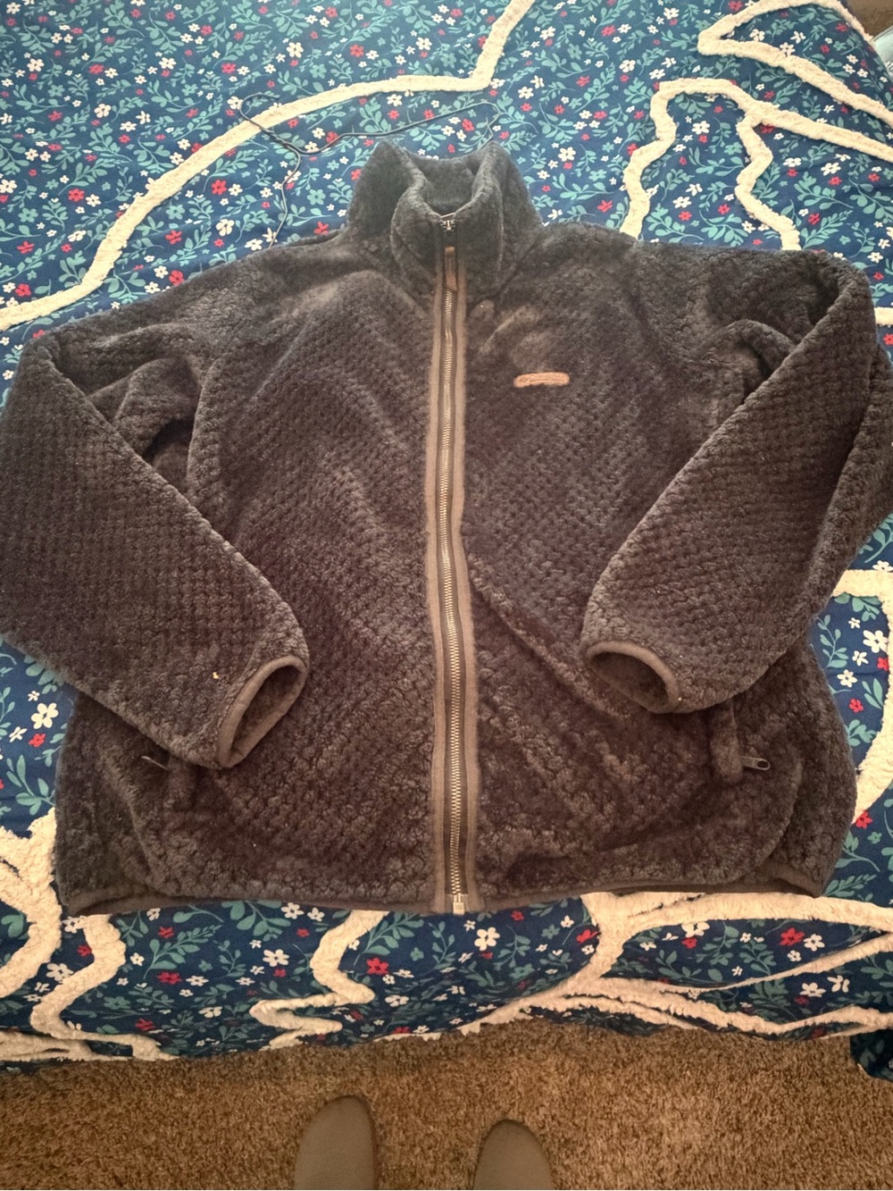 Women’s Dark Grey Columbia Fleece Jacket